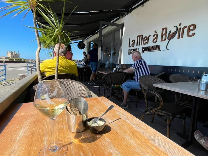Terrasse du restaurant La Mer à Boire